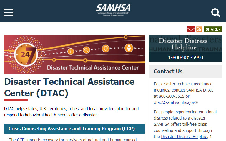 Disaster Technical Assistance Center (DTAC)